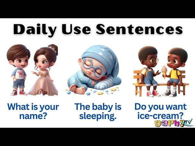 Daily Use English Sentences | Fun Learning English Vocabulary