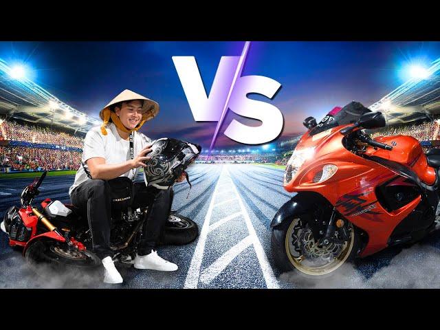 Grom VS TURBO Hayabusa | Drag Race