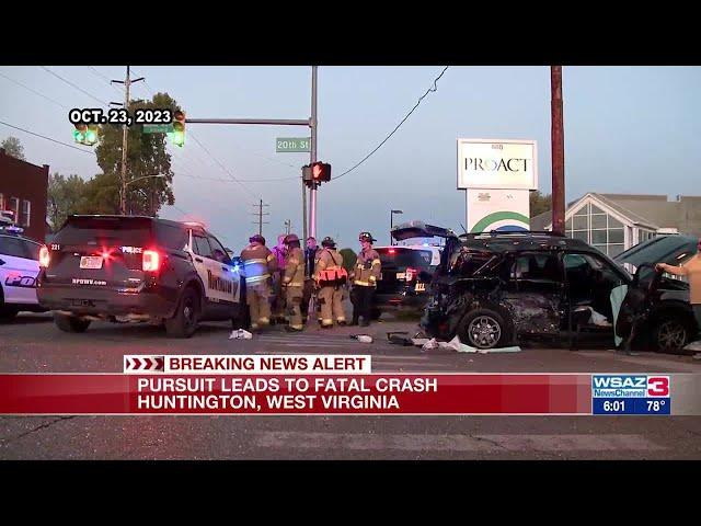 Pursuit leads to fatal crash in Huntington