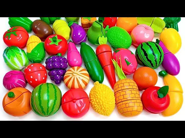 Satisfying Video | How to Cutting Pear Fruits and Vegetables | Wooden & Plastic ASMR Squishy