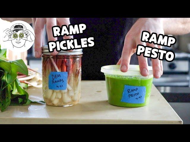 Cooking with Ramps! (Wild Leeks)