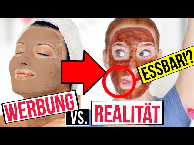 WERBUNG VS. REALITÄT: ESSBARE GESICHTSMASKE & 5 ANDERE BEAUTY PRODUKTE! | LaurenCocoXO