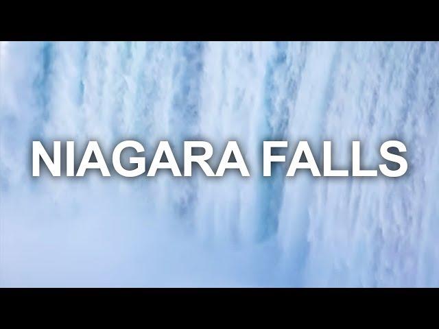 Large Waterfall 10 Hours | Niagara Falls | Relaxing Nature Sounds