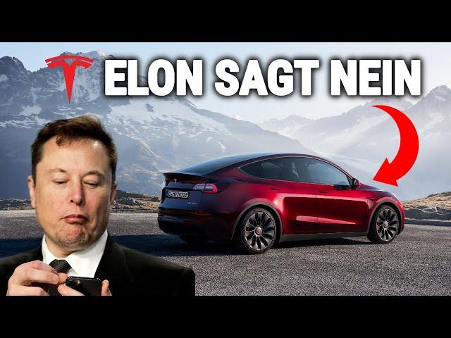 ELON SAGT NEIN ZUM TESLA MODEL Y REFRESH 2024 