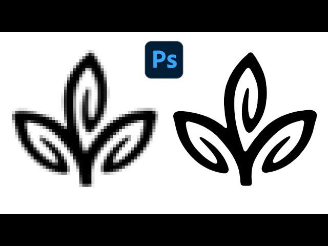 Convert a Low Resolution Logo into a High Res Vector Graphic in Photoshop