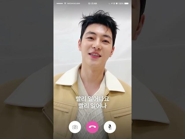 [신입사원] 모닝콜영상 배우 문지용(우승현 역)