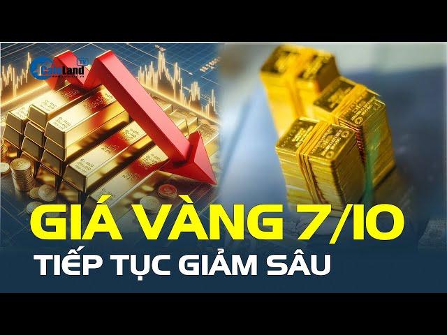 Giá vàng hôm nay 7/10: Tiếp tục GIẢM SÂU | CafeLand