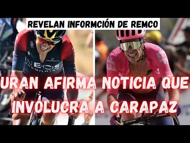 URAN REVELA NOTICIA QUE INVOLUCRA A CARAPAZ PARA 2023/REMCO Y LA GRANDE DEL 2023