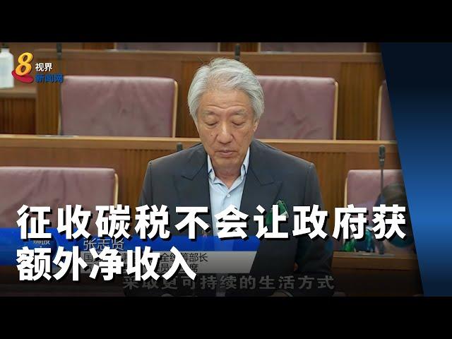 张志贤：征收碳税不会让政府获额外净收入 税收会用来资助家庭和企业