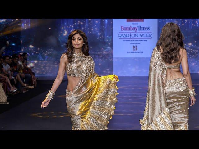 Shilpa Shetty Slays the Catwalk at Bombay Times Fashion Week 2024