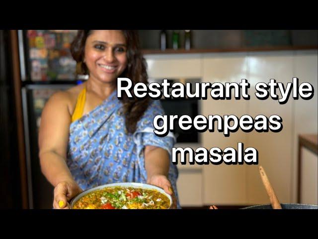 Restaurant style Greenpeas masala ￼| kitchen tales by Neethu