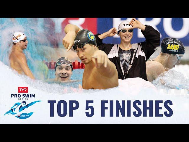 Top 5 Finishes in Knoxville | TYR Pro Swim Series Event Highlights