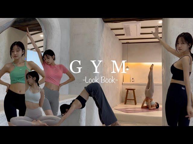 Korean Girl Gym Look Book ‍️
