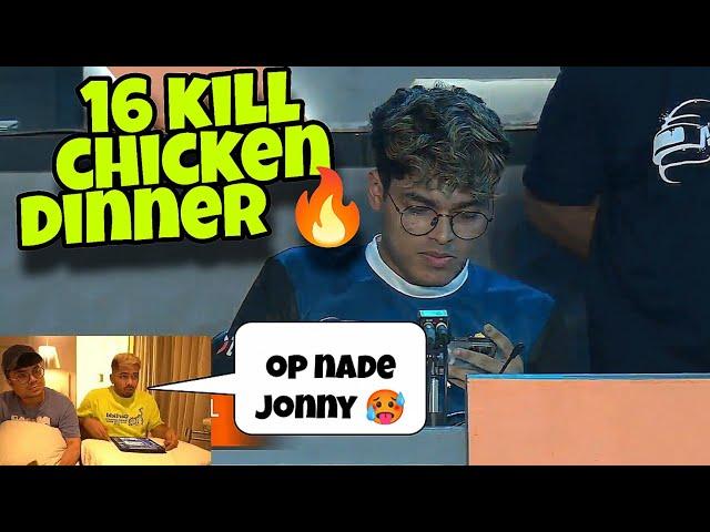 GodLike 16 kills Chicken dinner  | Scout Reaction on jonathan nade | BGMS Lan