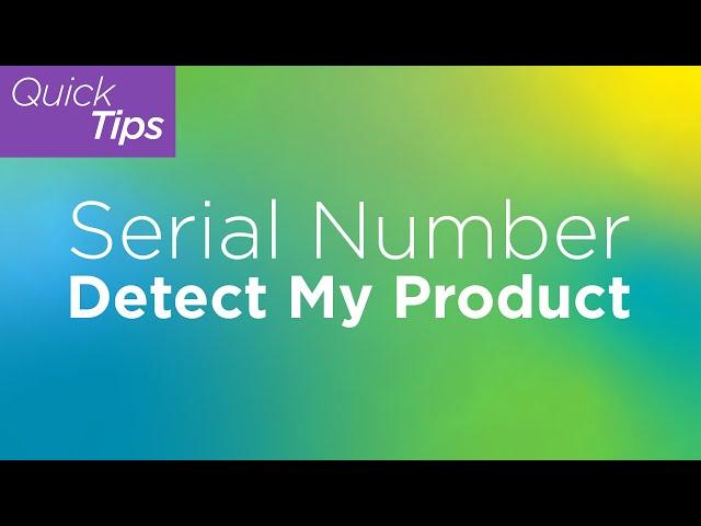 Serial Number: Detect My Product | Lenovo Support Quick Tips