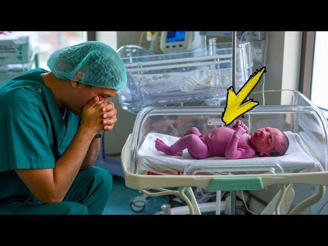 The baby did not survive the birth. The doctor starts to pray, and a scream echoes through the hospi