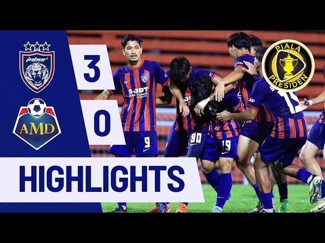 HIGHLIGHT JOHOR DARUL TA'ZIM III VS AKADEMI MOKHTAR DAHARI U17 PIALA PRESIDEN 2024