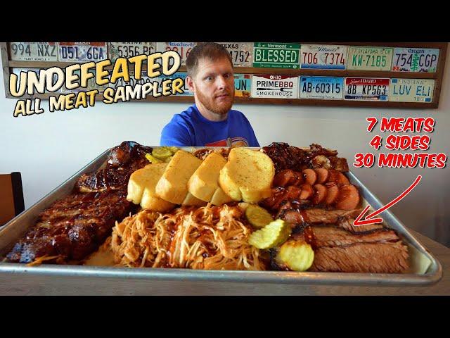 UNDEFEATED BBQ CHALLENGE | ALL MEAT SAMPLER | OHIO