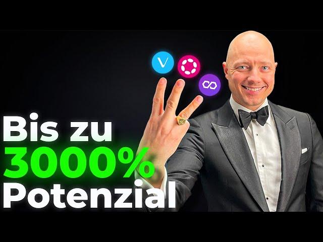 Diese 3 Altcoins haben bis zu 3000% Potenzial!