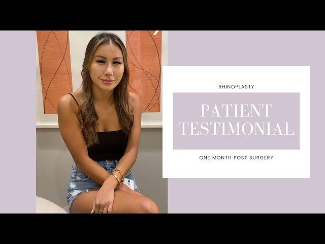 Rhinoplasty Patient Testimonial • ESKMD NYC