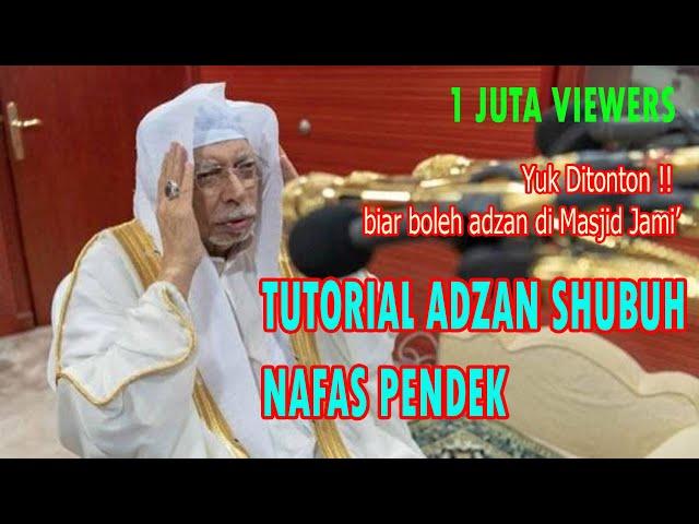 Adzan Shubuh enak merdu  nafas pendek untuk Pemula | Santri Quran 45