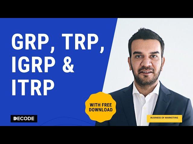 GRP TRP iGRP iTRP - Media Effectiveness Measures