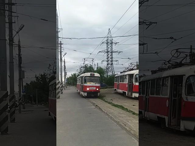 Tatra T3SU №2527, маршрут 4. К/ст "Обувная Фабрика", Волгоград.