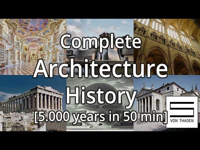 Architecture History: All Architectural Styles & Epoches, Complete Overview [University Lecture]