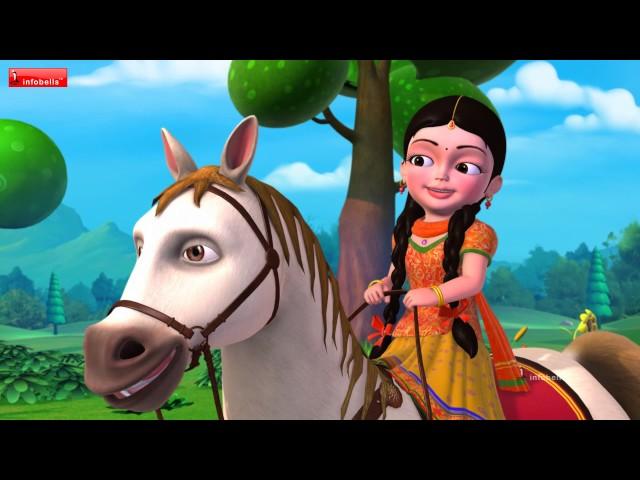 Chal Chal Gurram | Telugu Rhymes for Children | Infobells