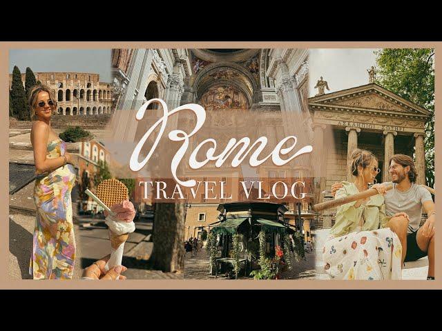 ROME VLOG | visiting the Colosseum, Roman Forum, Trevi Fountain, & pasta with Nonna!