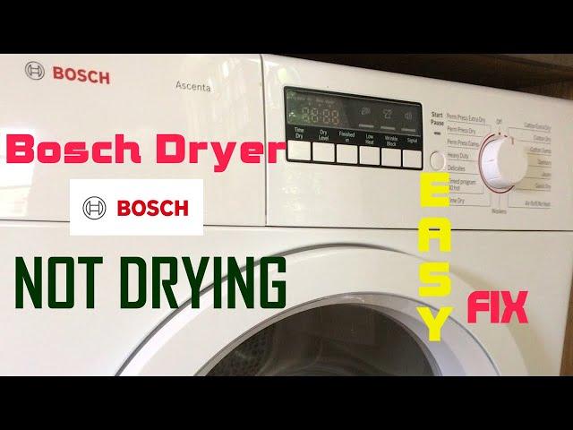  Bosch Condenser Dryer Keeps Stopping - Clogged Pump - QUICK FIX 
