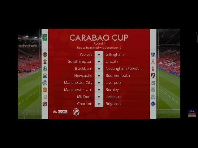 Hasil Drawing Carabao Cup Babak ke 4 ( 16 Besar ) 2022 - 2023