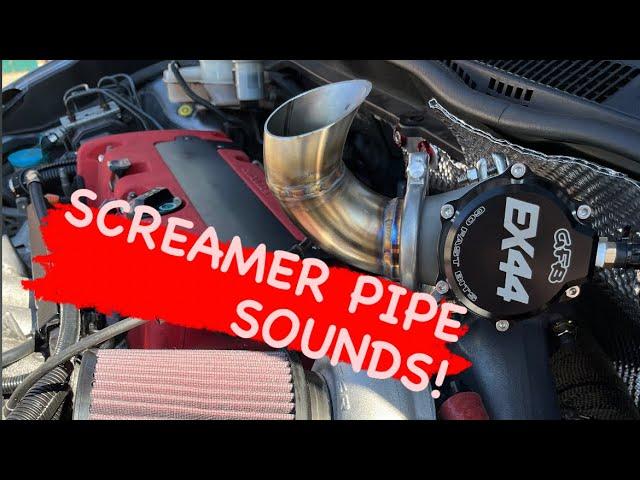 Honda Civic turbo screamer pipe