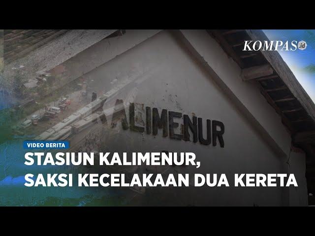 Stasiun Kalimenur Jadi Saksi Bisu Anjloknya Kereta Semeru