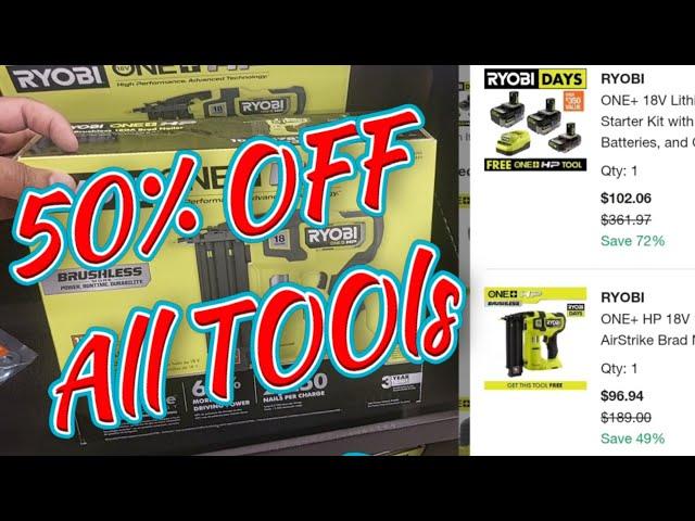 Best power tool Deals 50% OFF Milwaukee and Ryobi  massive price drops