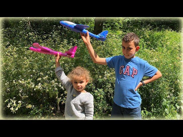 Unboxing & Review | EPP Foam Hand Throw Airplane Model Glider Plane Kids Toys