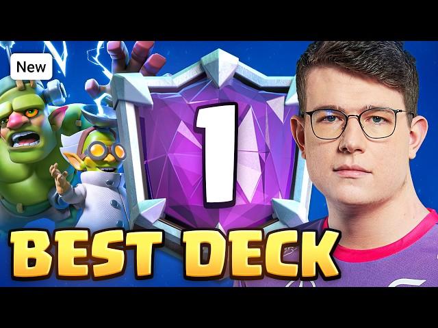 I AM #1 IN THE WORLD w/ GOBLINSTEIN!  - Clash Royale