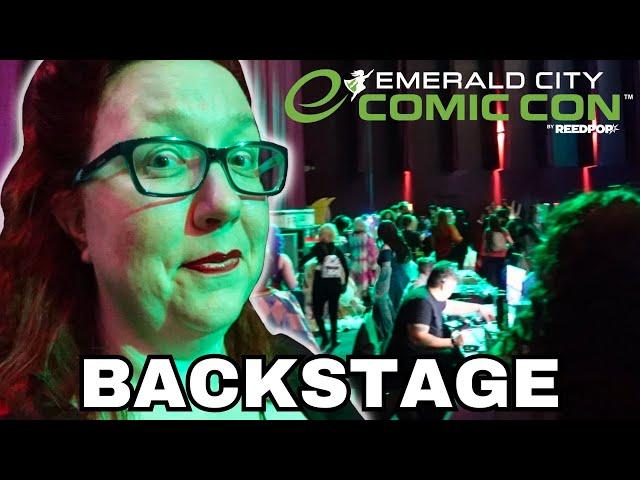 I ended up BACKSTAGE at Emerald City Comic Con 2024 || ECCC Review