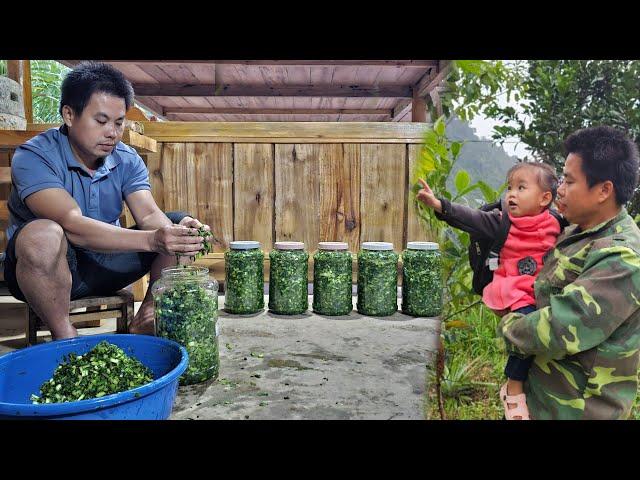 How to make & preserve pickles from garden vegetables on the farm/XuanTruong.