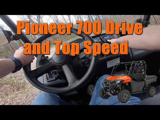 Honda Pioneer 700 Top Speed Run and POV Drive Review