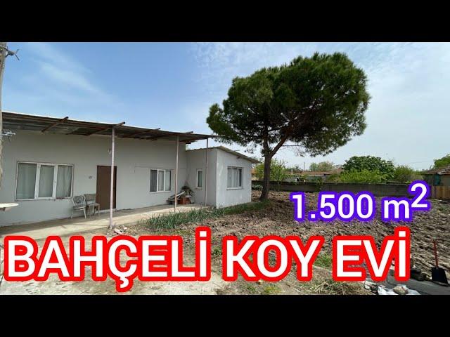 MANYAS-KIZIKSA'DA 1.500 M² İÇİNDE MÜSTAKİL BAHÇELİ İKİ AYRI EV BAHÇESİ