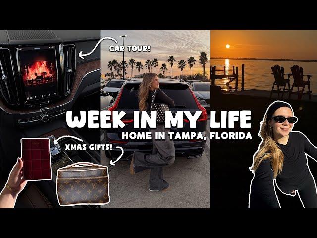 week in my life: what i got for christmas, volvo car tour, holiday vibes