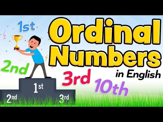 Ordinal numbers in English