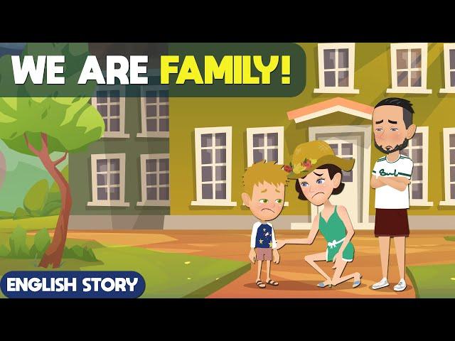 We are a family! | Learn English Through Story | Conversations between parents and children