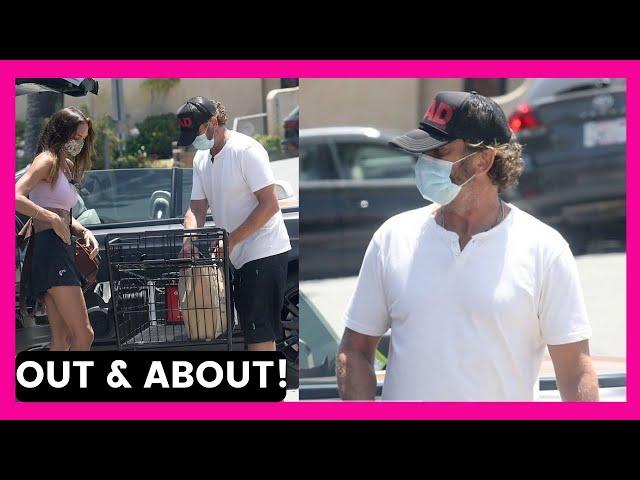 Gerard Butler | Gerry OUT & ABOUT with girlfriend MORGAN BROWN!