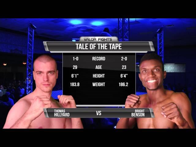 Valor Fights 29 Fight 5 Thomas Hillyard Vs Bright Benson