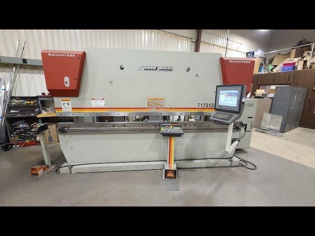 Accurpress Advantage, Model: 717512, 175 Tons X 12’ CNC Hydraulic Press Brake