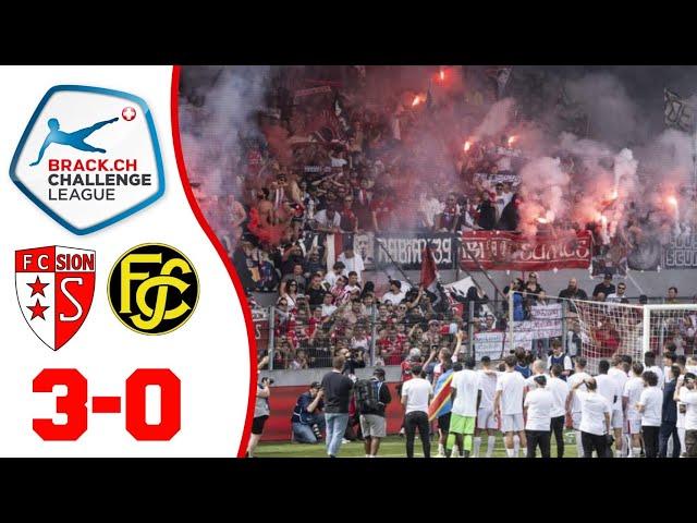 Sion - Schaffhouse 3-0 Highlights Swiss Challenge League