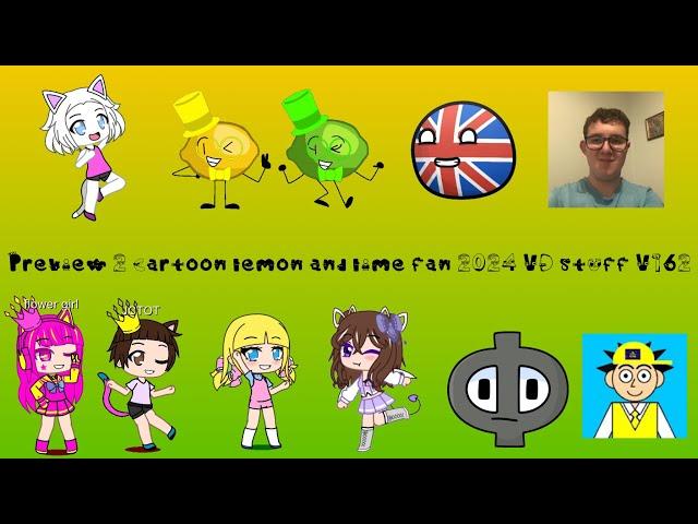 Preview 2 cartoon lemon and lime fan 2024 VD stuff V162