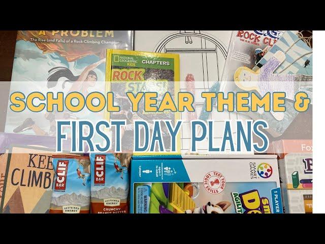First day of school plans & theme | Secular homeschool
